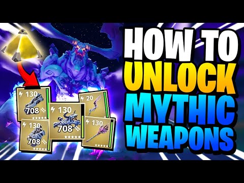 HOW TO UNLOCK MYTHIC WEAPONS IN SAVE THE WORLD (BEST METHOD!)