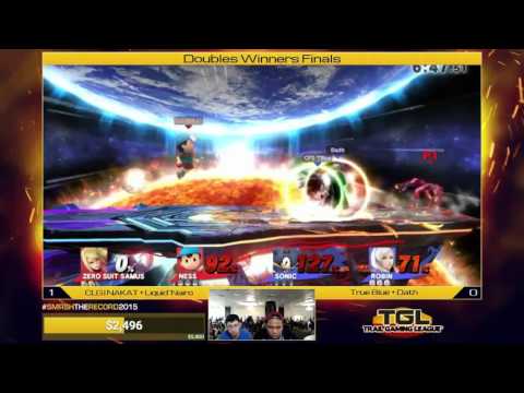 Smash the Record 2015 - Smash 4 Doubles - Winners Finals - Nakat & Nairo vs True Blue & Dath