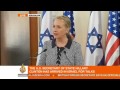US Secretary of State Hillary Clinton meets Israeli.