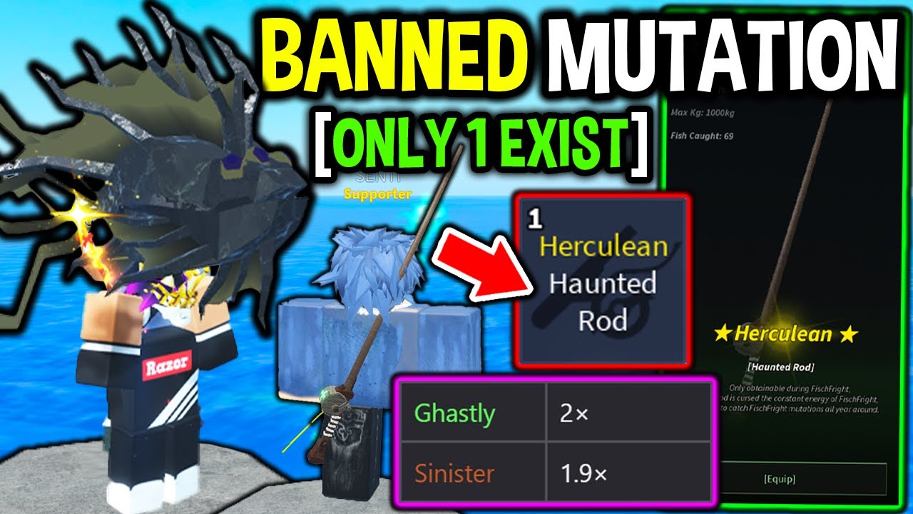 I Used BANNED RODS To Catch FORBIDDEN MUTATIONS in Roblox Fisch..