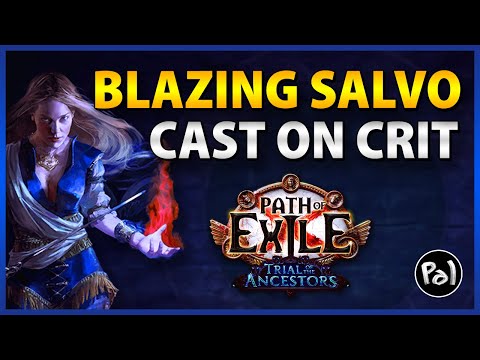 Bow Cast on Crit Blazing Salvo Scion - Blazing the Endgame, Full Build Guide | Path of Exile