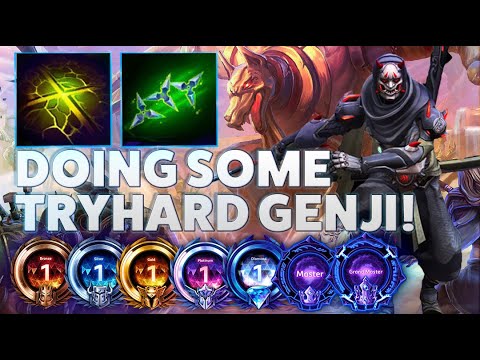 Genji XStrike - DOING SOME TRYHARD GENJI! - Bronze 2 Grandmaster S1 2023