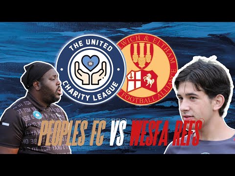 THE PEOPLES FC VS WESFA REFS - TWO OPEN GOAL MISSES!! DRONE CAM 🎥