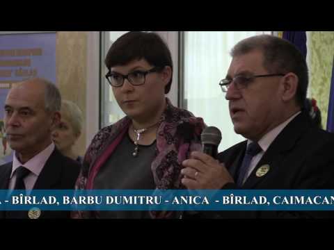13.10.2016 Nunta de Aur Bârlad: Acordarea Diplomelor de Onoare