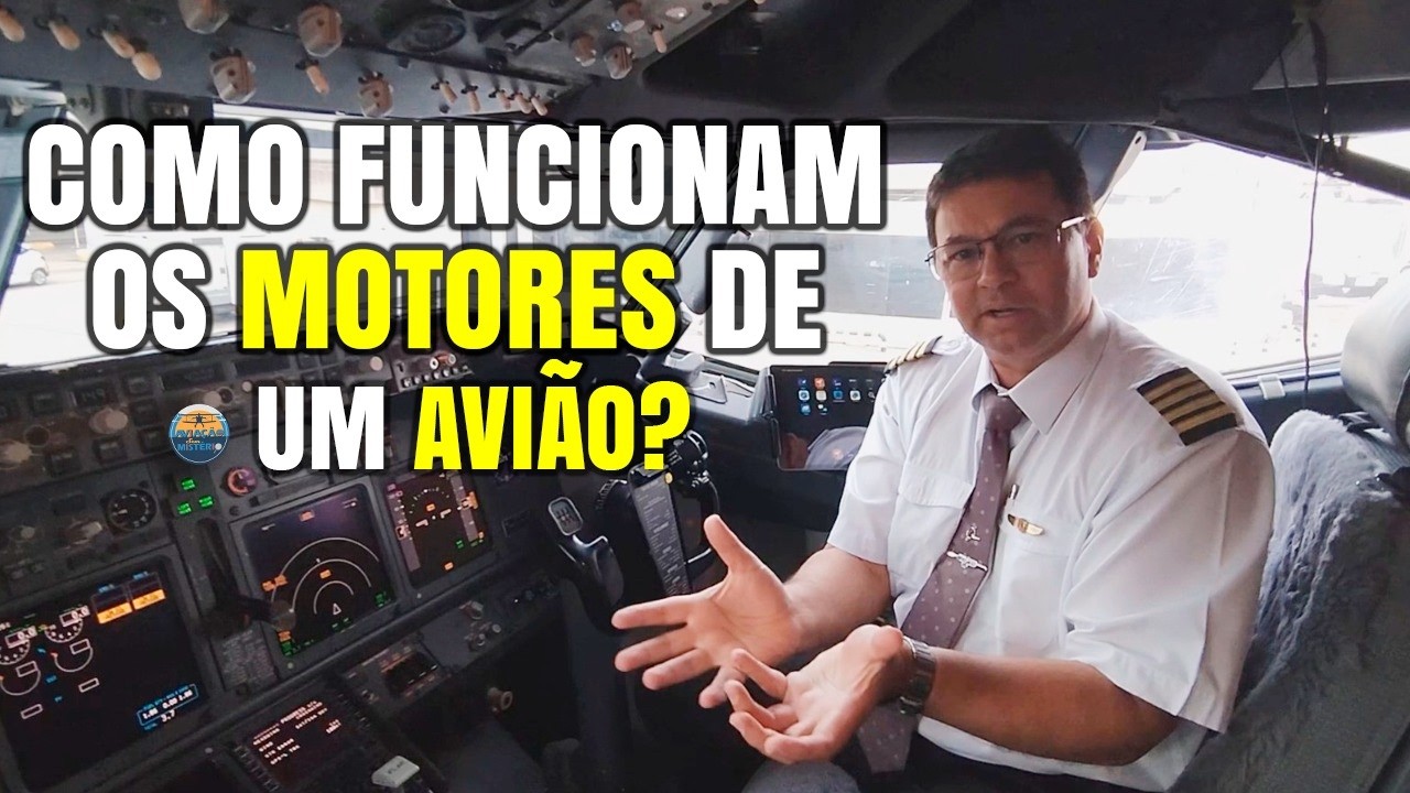 MOTORES DO AVIÃO: Como Funcionam? Veja TUDO Sobre os Motores de um Avião!