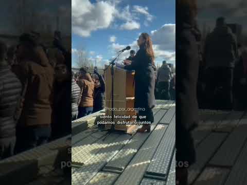 🇦🇷| Victoria Villarruel en Chubut _ 22/08/25, un  discurso lleno de emociones. #fsy