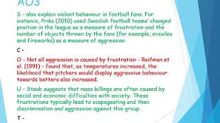 Frustration Aggression Hypothesis