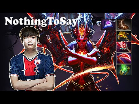 NothingToSay - Queen of Pain Midlane | Dota 2 7.30d Gameplay