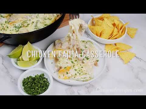 Chicken Fajita Casserole Recipe