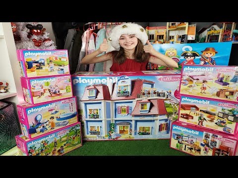 PLAYMOBIL UNBOXING : La nouvelle maison Dollhouse Playmobil 2020 avec ses accessoires !!