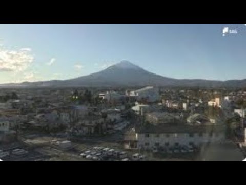 Mount Fuji from Owakudani sulfur valley