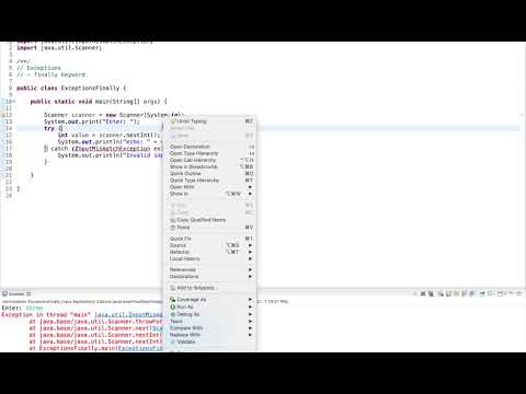 Java Tutorial Exceptions The Finally Keyword