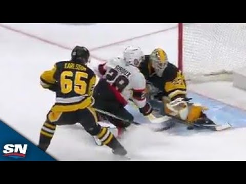 Senators' Claude Giroux Crashes Net For Go-Ahead Goal, Stands After Double Review