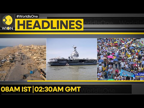 US Moves Top Aircraft Carrier to Caribbean | Colombian Rally for Petro Amid US Sanctions | HEADLINE
