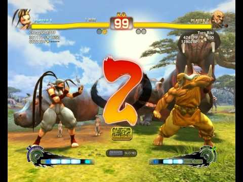 Cheapshot777 (Ibuki) vs Toro Riki (Gouken) SSF4 AE PC