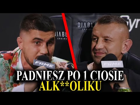 DON KASJO OSTRO CIŚNIE ADAMKA! | Konferencja FAME22 (Tomasz Adamek, Don Kasjo)