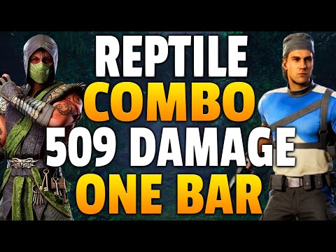 *NEW* MK1 REPTILE COMBOS - Mortal Kombat 1 Reptile Combos
