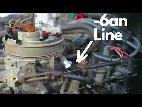 Hooking up 6an fuel line to a 305 TBI | Third Gen Camaro Project Episode 37