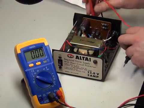 Altai 3-5A 13.8V CB power supply overhaul. 1981 Taiwan version