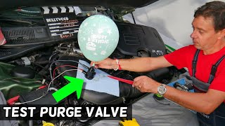 HOW TO TEST PURGE CONTROL VALVE on DODGE CHARGER