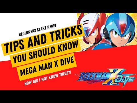 5 BEGINNER TIPS before you start Mega Man X DiVE | You should know these tricks New Player Guide