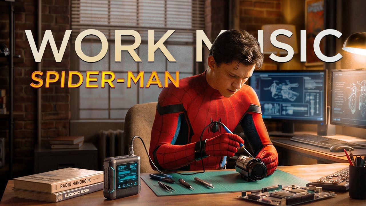 Productive Work Music — Spider-Man’s Concentration Mix