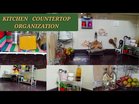 Kitchen CounterTop Organization||| Gardening and organizing tips