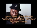 Papa wemba - yolele (Lyrics with English Translation)
