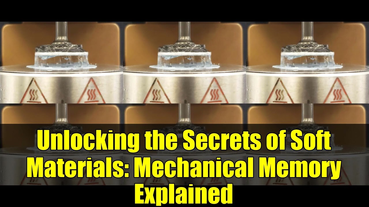 MIT Researchers Discover 'Mechanical Memories' in Soft Materials, Impacting Manufacturing