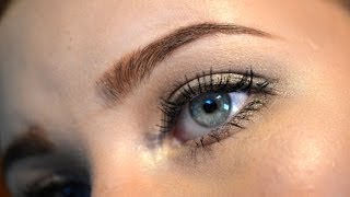 Glowy Skin and Defined Eyes with a Hint of Glitter