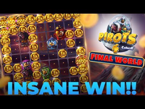 INCREDIBLE BIG WIN ON PIROTS 4 BY ELK STUDIOS (FINAL WORLD) 🦜🔥