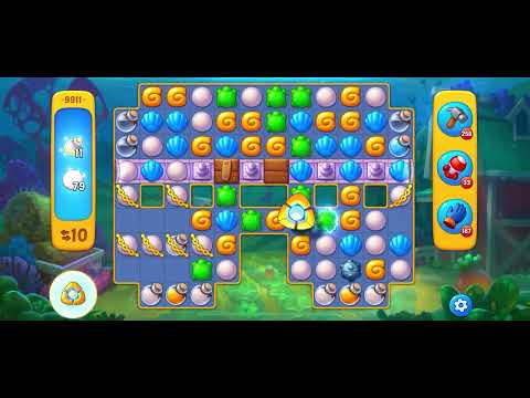 Fishdom level 9911 no boosters フィッシュダム ノーマル