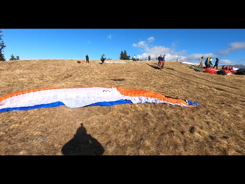 Winter Paragliding in Romania