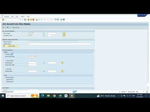 SAP FICO ENGLISH: Real Time GL Reports and Tables
