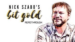 Nick Szabo's Bit Gold Readthrough