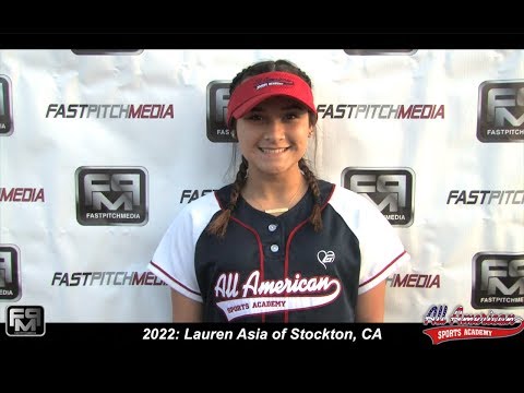 2022 Lauren Asia Committed SDU catcher, Second Base and Outfield  Softball Skills Video