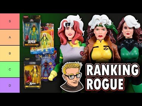 Tier List - Ranking Hasbro and Toy Biz Marvel Legends X-Men Rogue Action Figures