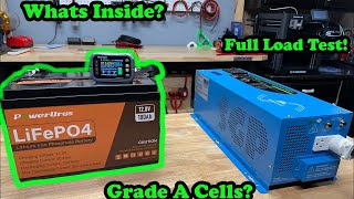PowerUrus 12V 100Ah LiFePO4 Battery Teardown, Test, Review