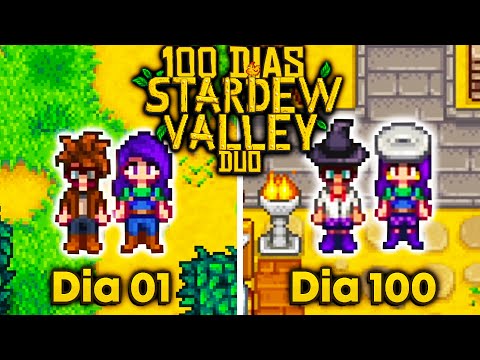 JOGUEI 100 DIAS NO STARDEW VALLEY EM DUO - O FILME