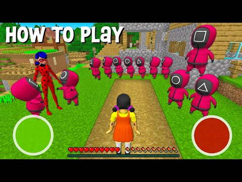 HOW TO PLAY AS DOLL GREEN LIGHT RED LIGHT SQUID GAME in Minecraft - Coffin Meme gameplay