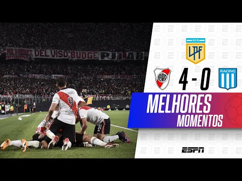 RIVER PLATE MASSACRA O RACING E É O CAMPEÃO ARGENTINO DE 2021 | MELHORES MOMENTOS