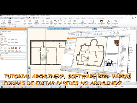 Tutorial ARCHLineXP Software BIM: Várias Formas de Editar Paredes no ...