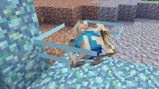 Minecraft 1.13: How To Activate A Conduit (Underwater Beacon) 18w15a