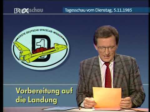 ARD Tagesschau vom 05.11.1985 - Shuttle STS-61A D1-Mission Tag 7