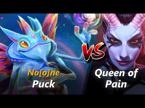 No[o]ne mid Puck vs Queen of Pain | First 10 minutes