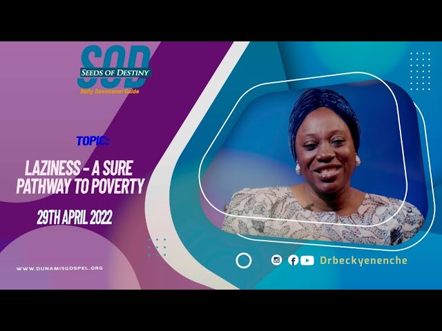 SOD Guide 29 April 2022 | Friday Devotional | Dr. Becky Enenche