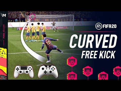 FIFA 20 | Curved Free Kick Tutorial (2 Variations)