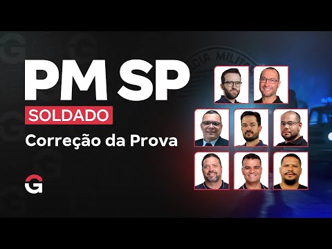 Concurso PM SP Soldado: Correção da Prova