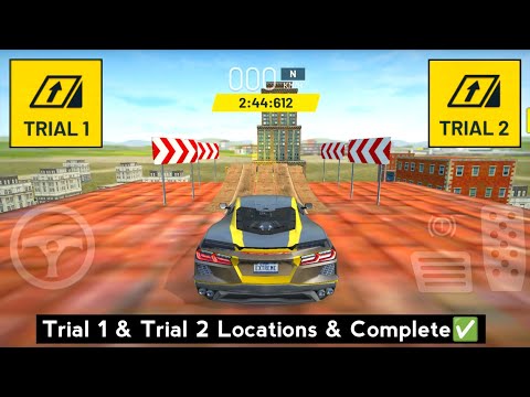 NEW Trial 1 & Trial 2 Locations UPDATE - Extreme Car Driving Simulator 2023 - NEW Version 6.72.5