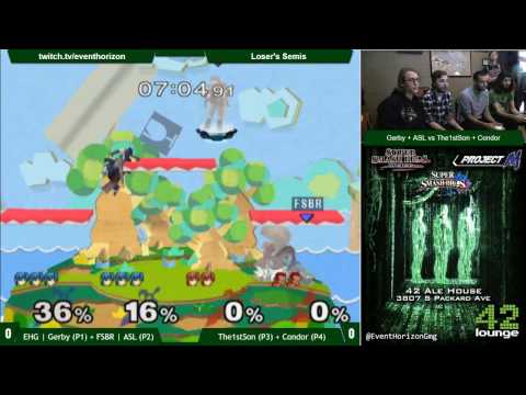 Construct 61 - EHG Gerby+FSBR ASL vs The1stSon+Condor - Melee Doubles LS